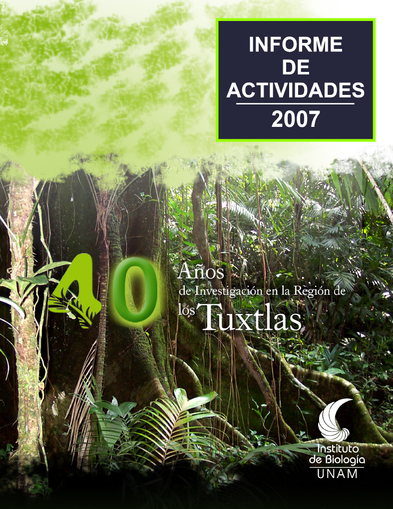 Informe 2007 - Instituto de Biología, UNAM