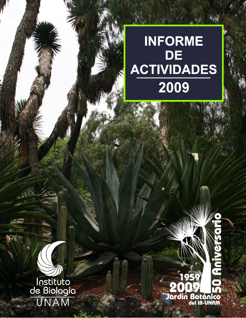 Informe 2009 - Instituto de Biología, UNAM