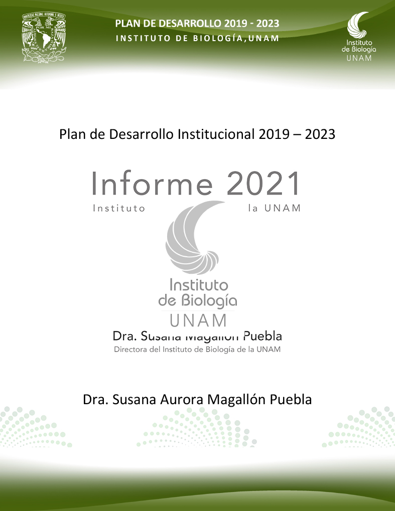 Plan de Desarrollo 2019-2023 - Instituto de Biología, UNAM