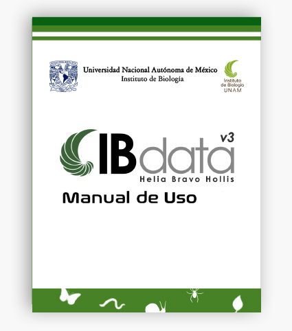 IB data, manual de uso - Instituto de Biología, UNAM
