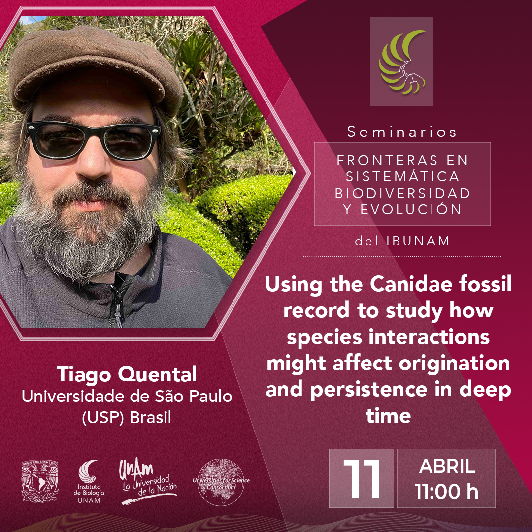 Using the Canidae fossil record to study how species interactions might affect origination and persistence in deep time - Instituto de Biología, UNAM