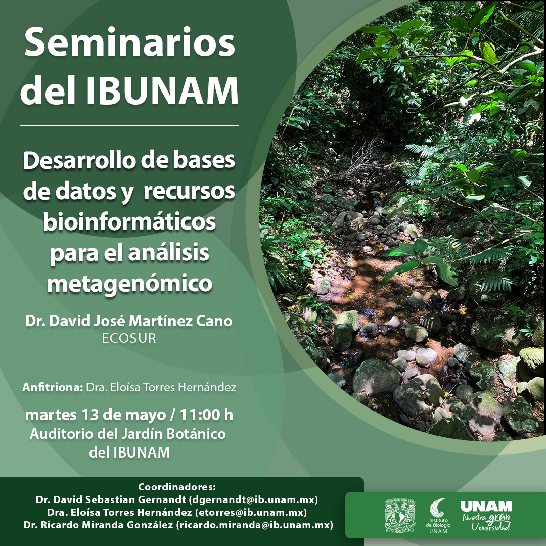 Desarrollo de bases  de datos y  recursos bioinformáticos para  el análisis metagenómico - Instituto de Biología, UNAM
