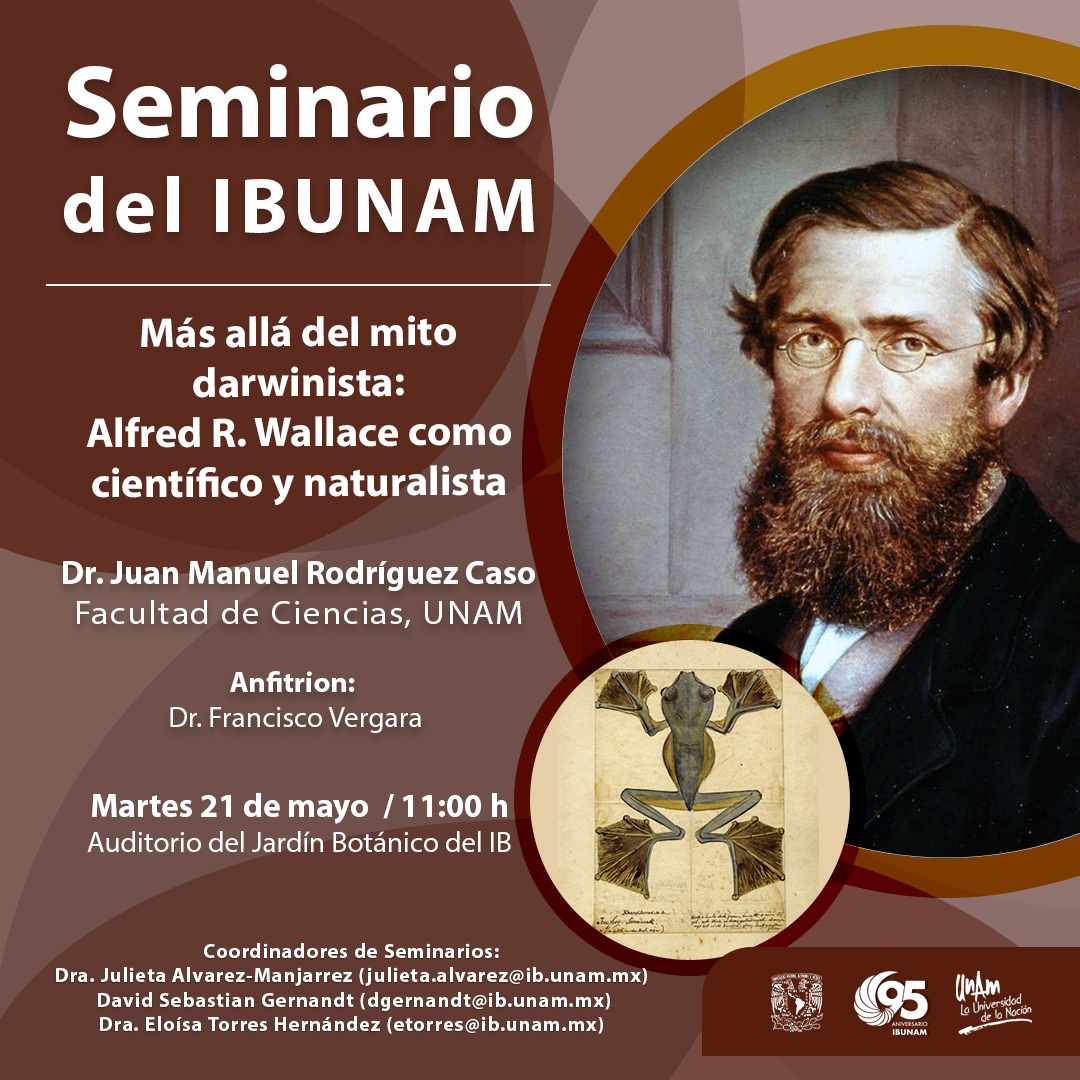 Más allá del mito darwinista:  Alfred R. Wallace como científico y naturalista - Instituto de Biología, UNAM